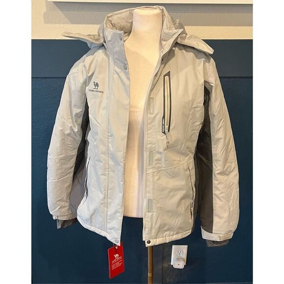 CAMEL CROWN Women’s Mountain Snow Waterproof Ski Jacket Detachable Hood - Picture 2 of 10